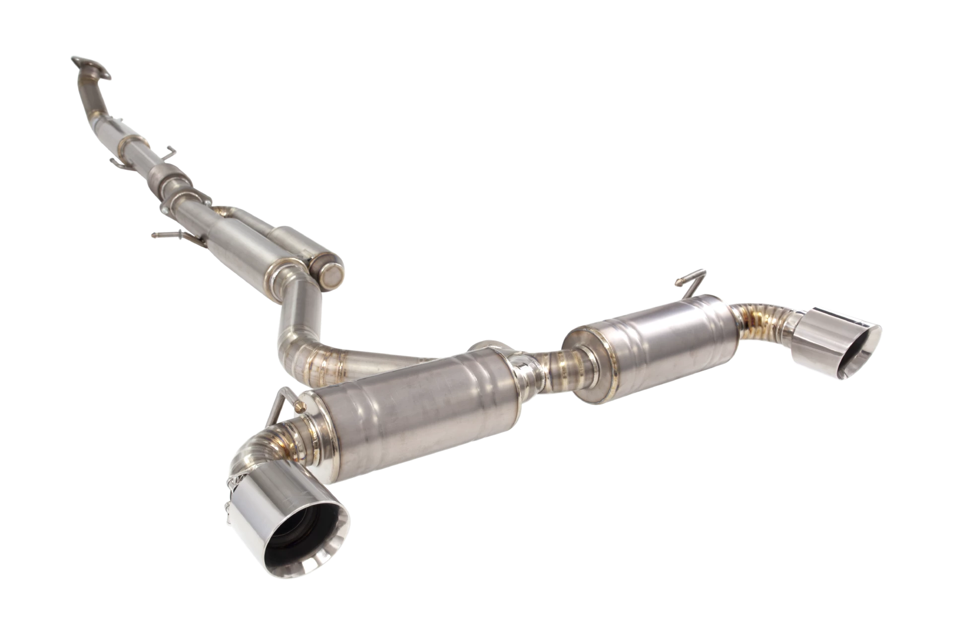 Toyota Yaris GR Titanium Cat Back System with Stainless Tips