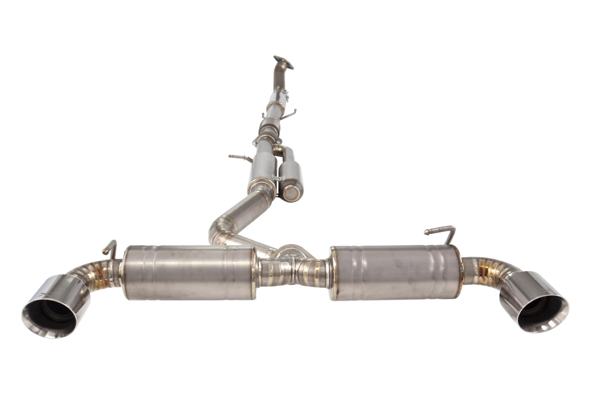 Toyota Yaris GR Titanium Cat Back System with Stainless Tips