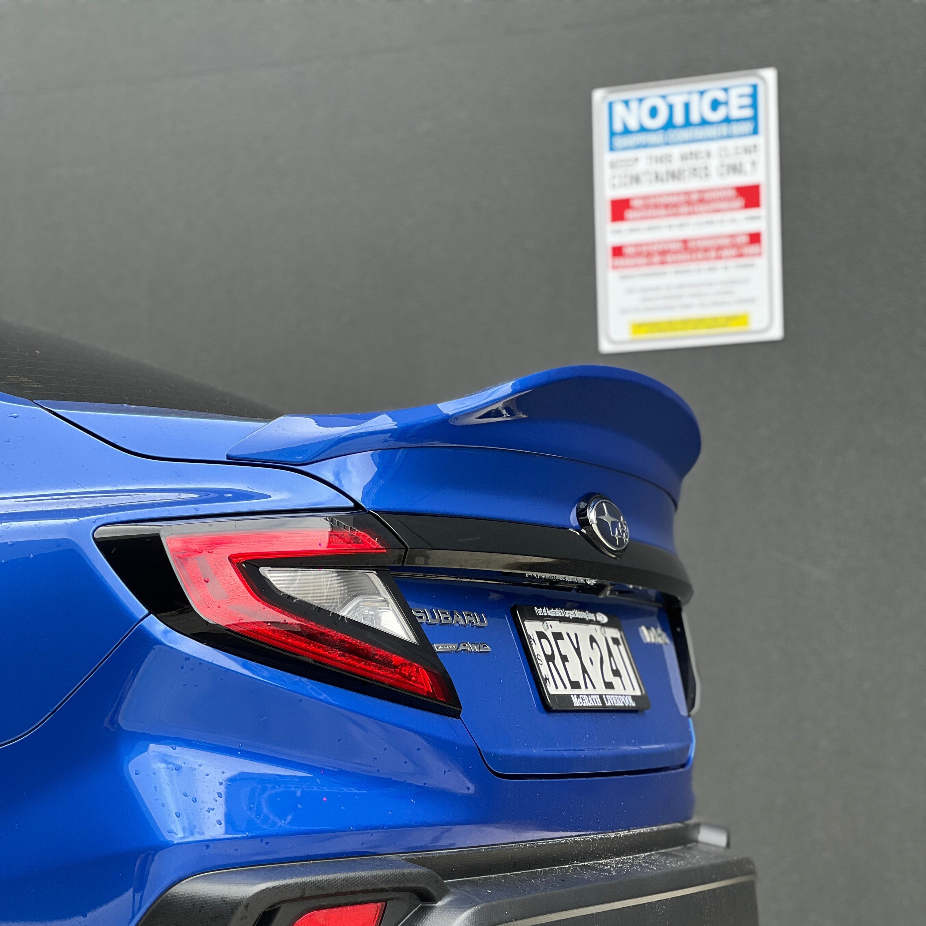AFD Kogeki-Spec V4 Duckbill Spoiler for Subaru WRX (VB) 2022-2025