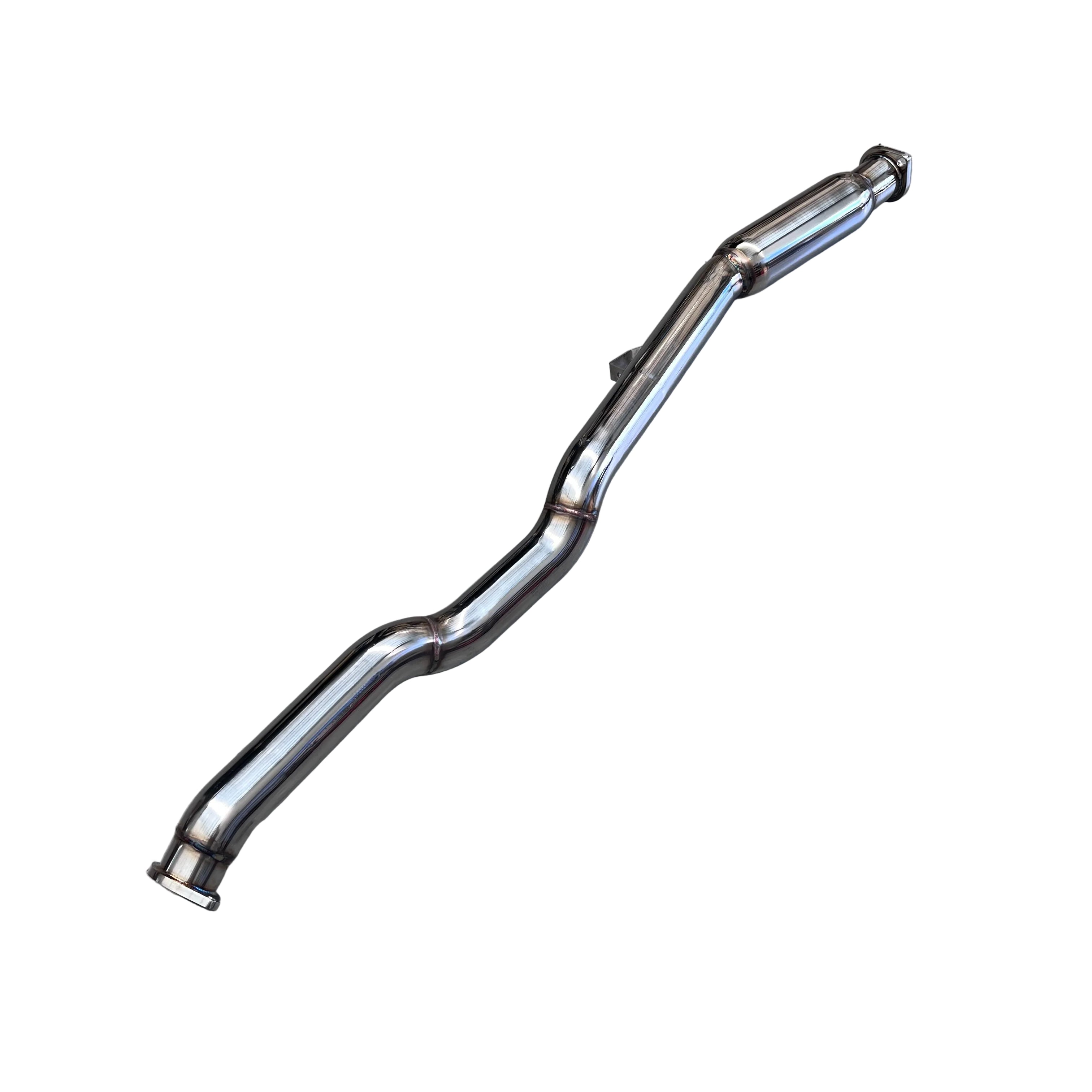 AFD × DMAKER F1 Stainless Steel Secondary Cat Delete Pipe for Subaru WRX (VB) 2022-2025