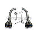 AFD Stainless Steel Double Wald 4" Axle Back Exhaust For Subaru WRX VB 2022+