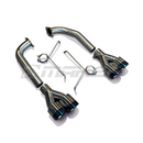 AFD Stainless Steel Double Wald 4" Axle Back Exhaust For Subaru WRX VB 2022+