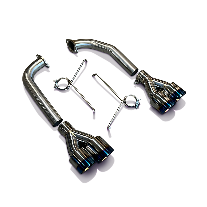 AFD Stainless Steel Double Wald 4" Axle Back Exhaust for Subaru WRX (VB) 2022-2025