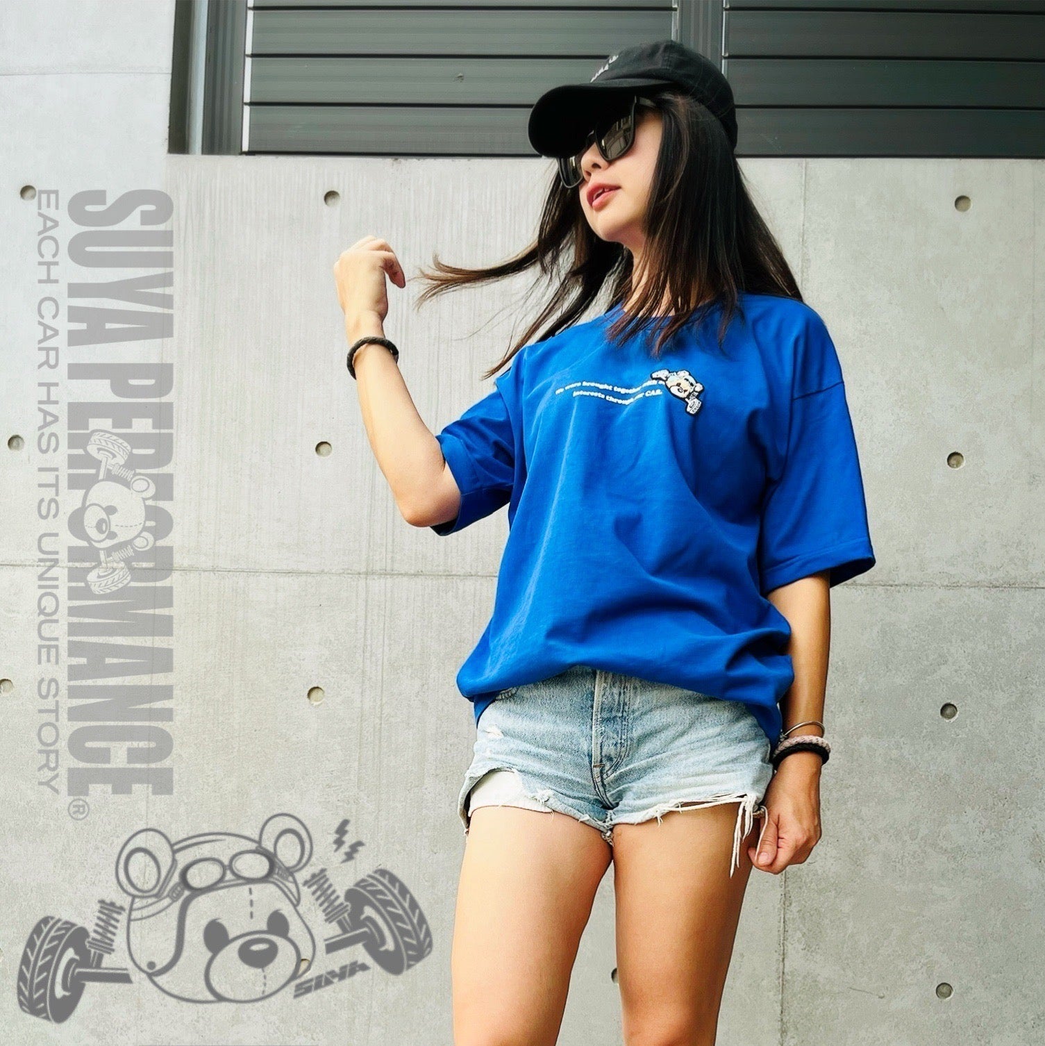 Suya (Exclusive SBM '24 Collection) Navy Blue Crew T-Shirt