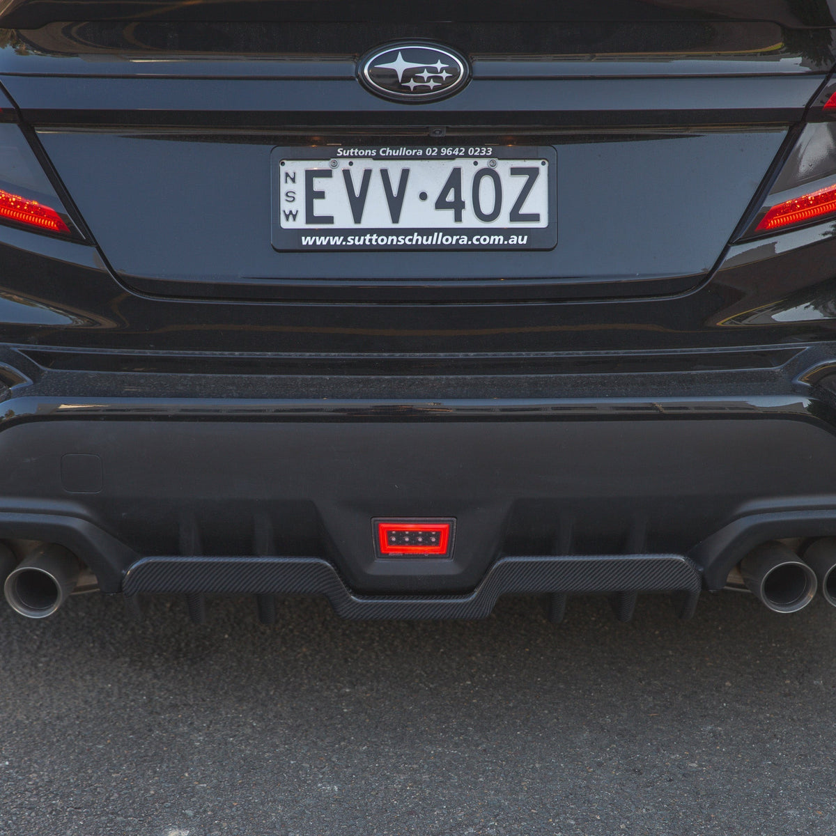 Vb Wrx Rear Diffuser Red DMAKER D-Spec Carbon Rear Diffuser for Subaru WRX VB 2022 | DMAKER