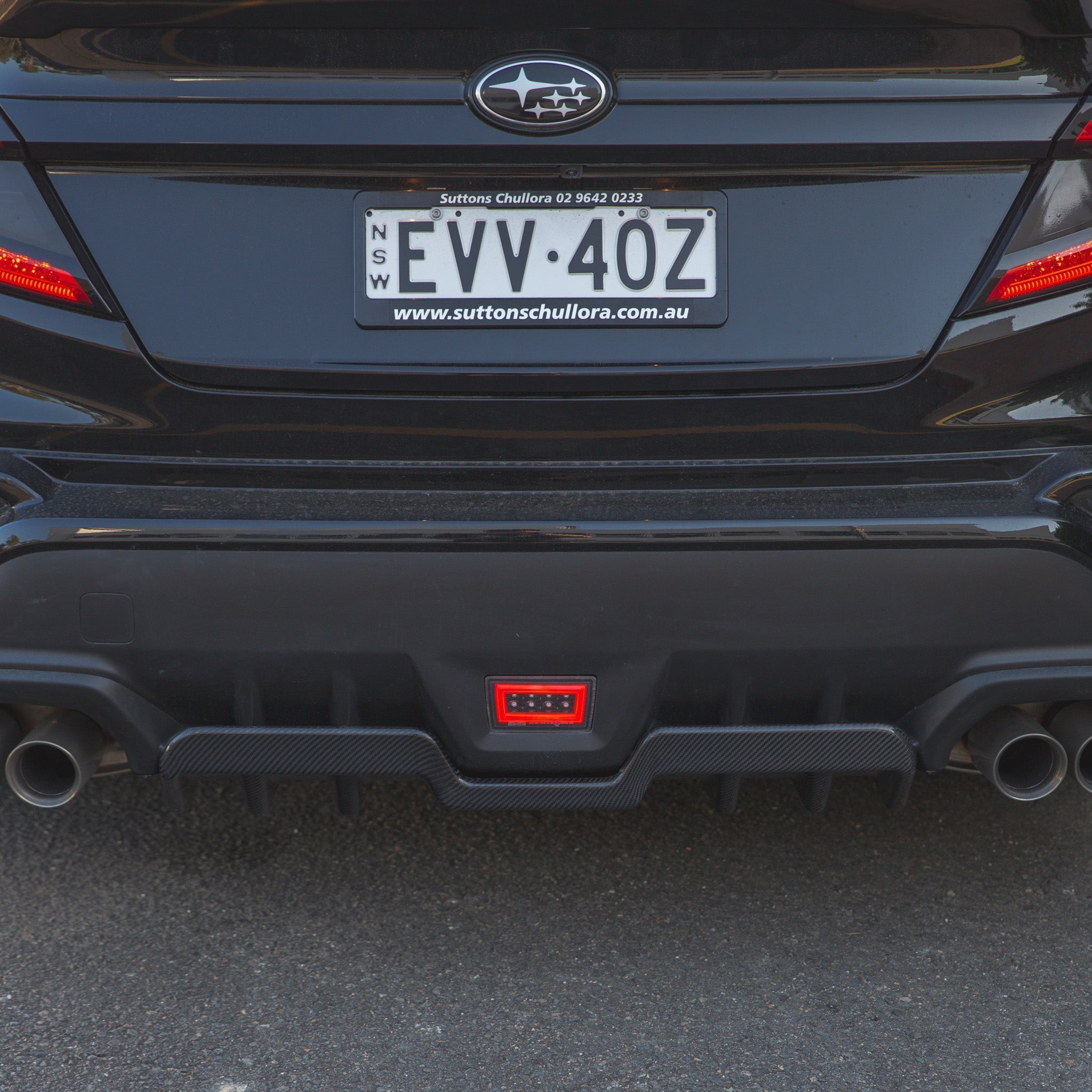 DMAKER D-Spec Rear Diffuser / Under Spoiler for Subaru WRX (VB) 2022-2025 [Carbon Fibre]