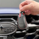 Suya Leather Key Fob Cover & Strap for Subaru BRZ/Levorg/WRX & Other Models