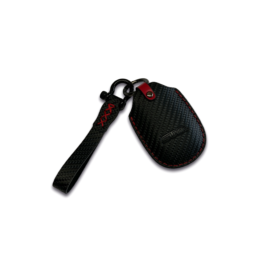 SUYA Keychain - Leather Key Fob Cover & Strap for Subaru BRZ / Levorg / WRX & Other Models