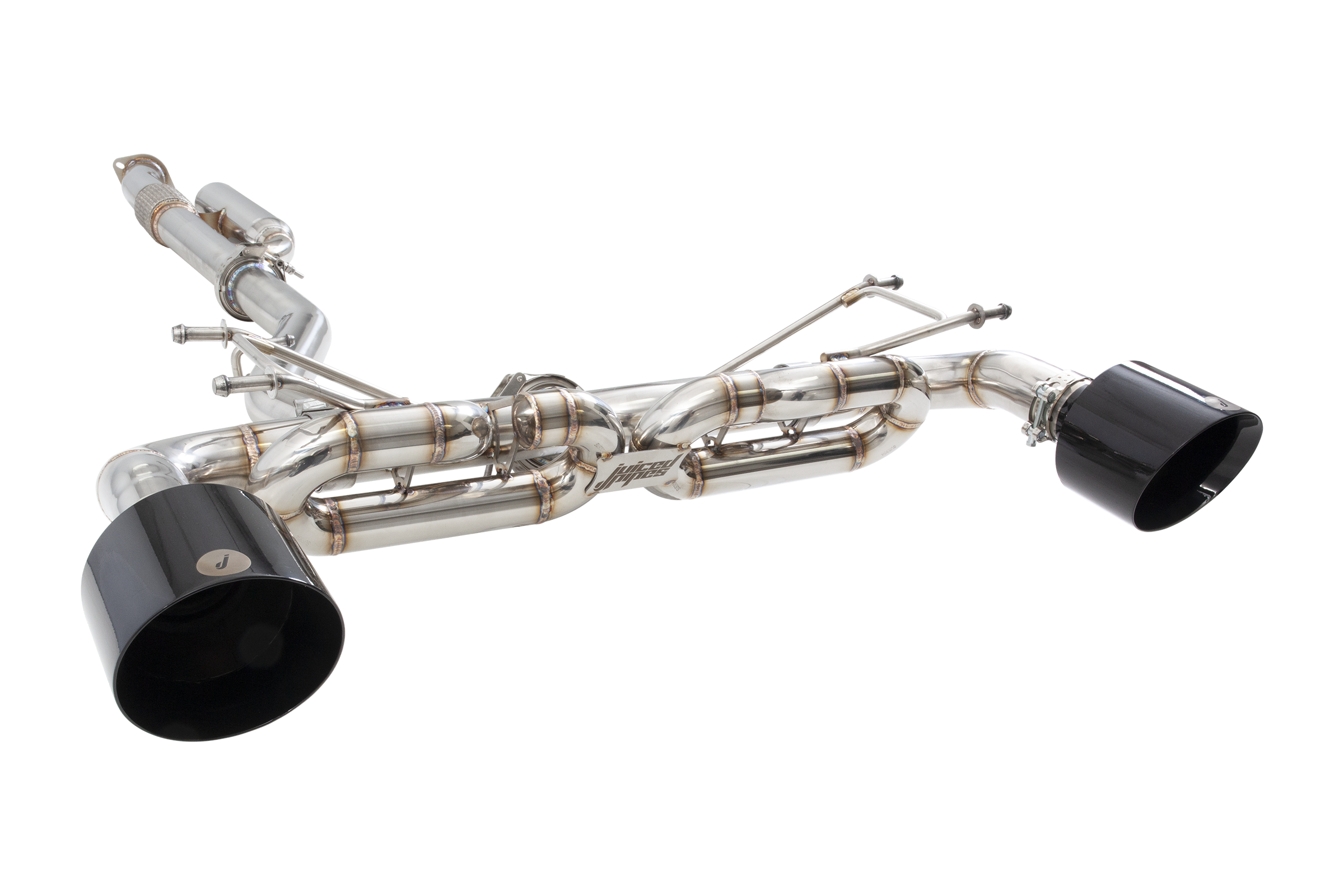 Juiced Pipes Toyota GR86 & Subaru BRZ 3 inch Cat Back Exhaust System with Diamond Black Tips