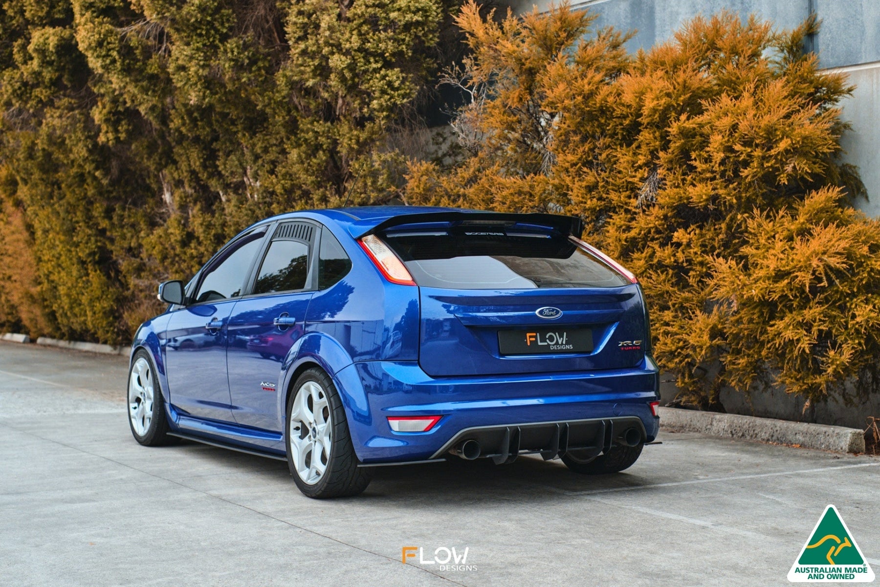 DISCONTINUED SANDED MATTE FINISH - XR5 Focus Turbo V3 Rear Spats (Pair)