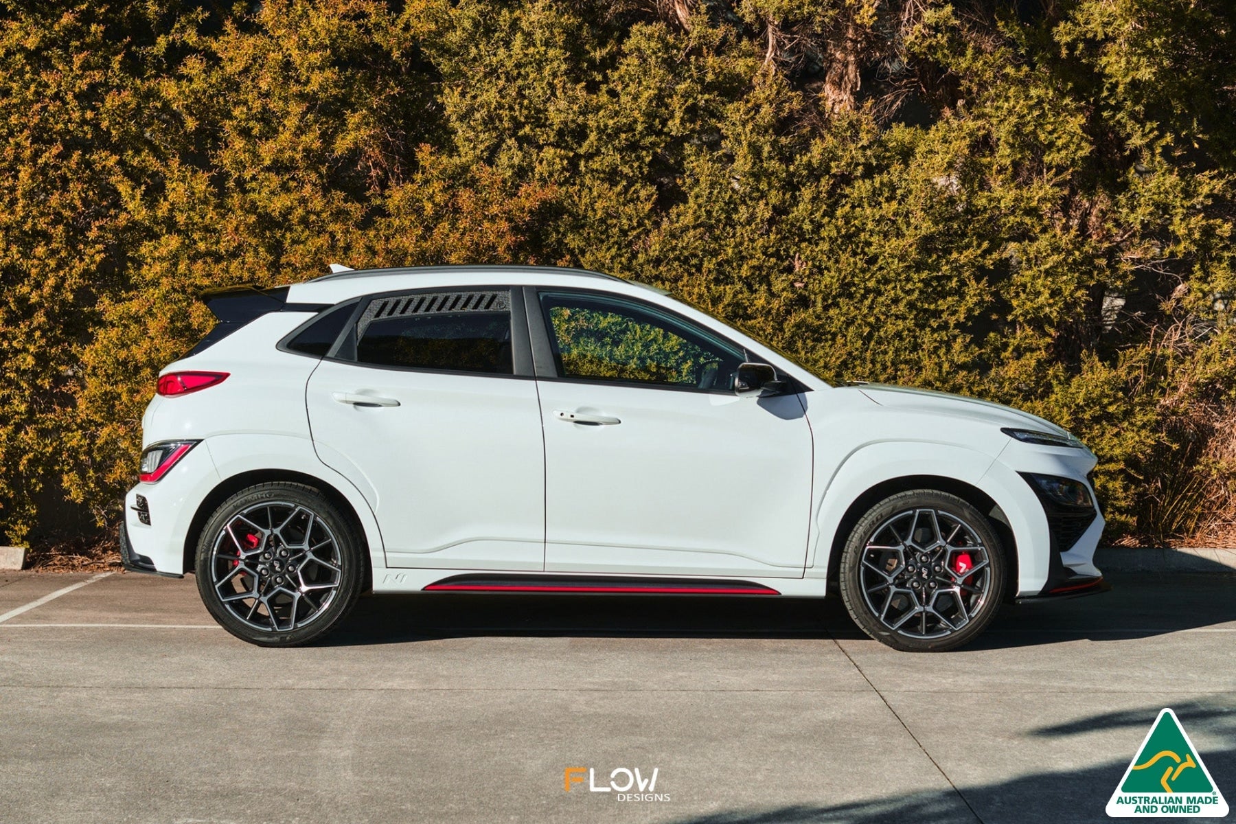 RETURNED STOCK - Kona N Side Skirt Splitters (Pair) - GLOSS BLACK