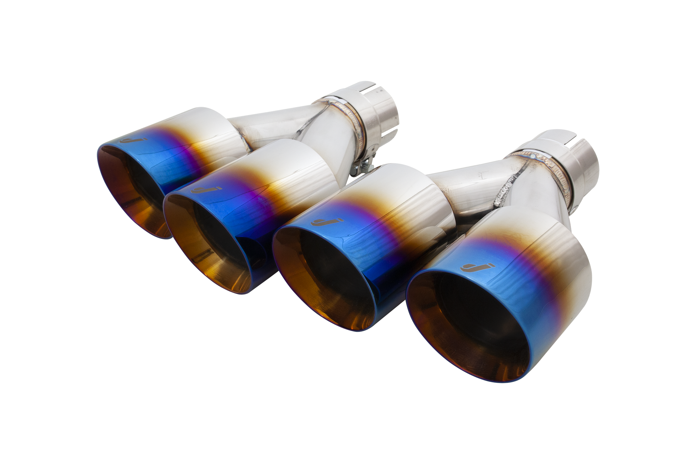 Juiced Pipes - Accessories - Subaru WRX & STI Tips [Burnt Blue]