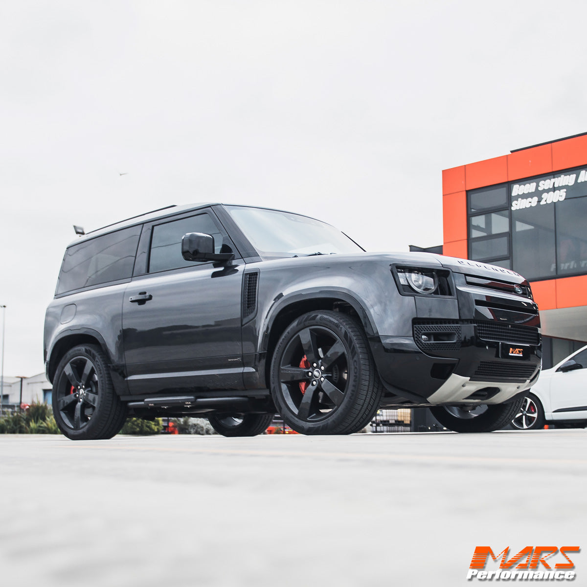 Gloss Black Upper Bumper Replacement Grill Cover Trim Bodykits for Land Rover Defender L663 90 110 130 2020-2024