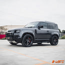 Gloss Black Upper Bumper Replacement Grill Cover Trim Bodykits for Land Rover Defender L663 90 110 130 2020-2024