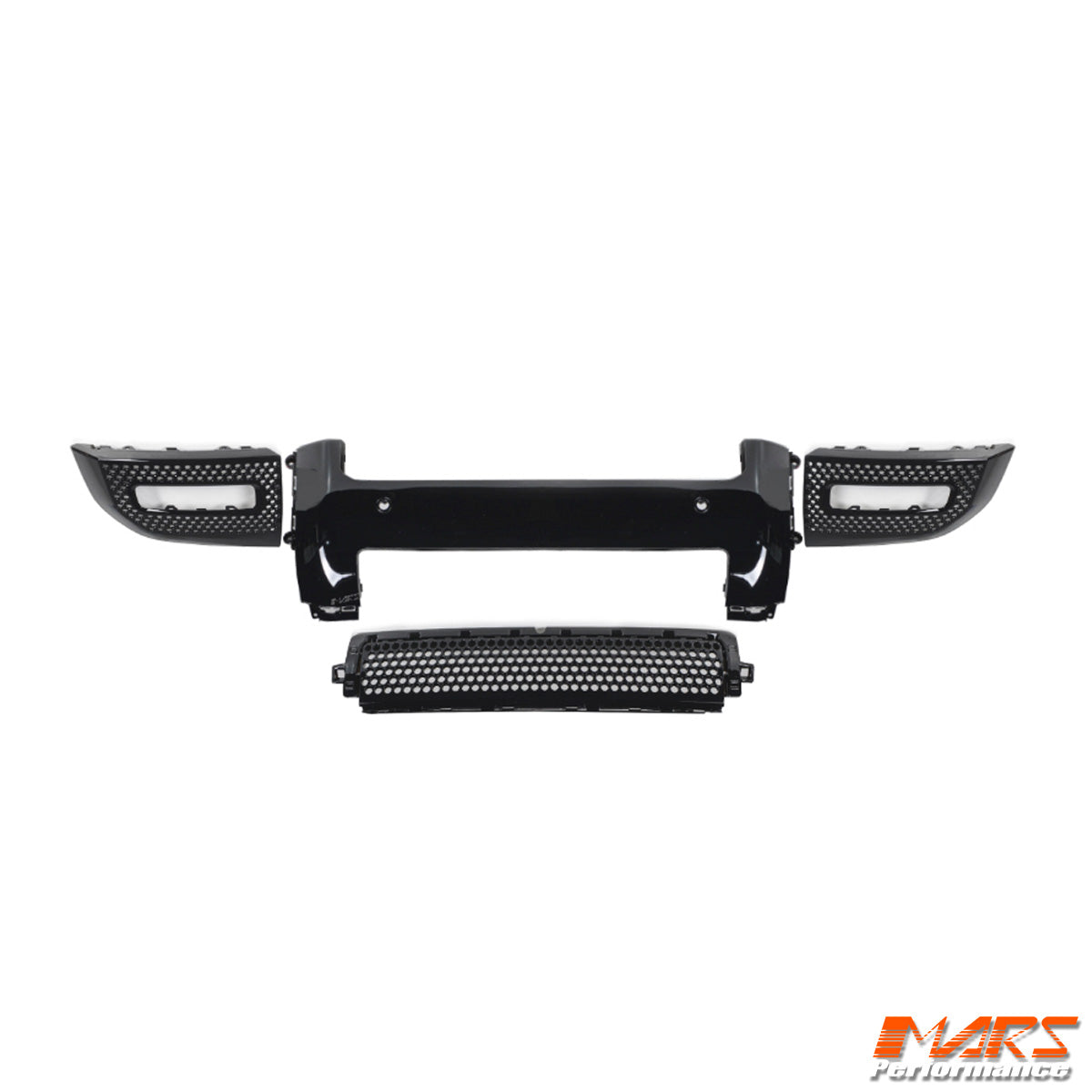 Gloss Black Lower Bumper Replacement Cover Mesh Trim Grill Bodykits for Land Rover Defender L663 90 110 130 2020-2025