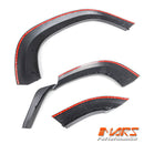 Gloss Black Wheel Arches Extensions Fender Flares for Land Rover Defender L663 110 2020-2024