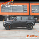 Gloss Black Wheel Arches Extensions Fender Flares for Land Rover Defender L663 110 2020-2024