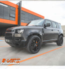 Gloss Black Wheel Arches Extensions Fender Flares for Land Rover Defender L663 110 2020-2024