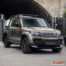 Matt Black Wheel Arches Extensions Fender Flares for Land Rover Defender L663 110 2020-2024