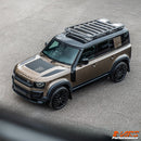 Matt Black Wheel Arches Extensions Fender Flares for Land Rover Defender L663 110 2020-2024