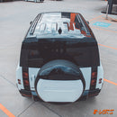 Gloss Black Side Roof Rack Rail BodyKit for Land Rover Defender L663 110 2020-2025