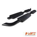 All Black Foot Rest Running Boards Side Step Bar for Land Rover Defender L663 110 130 2020-2025
