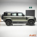 All Black Foot Rest Running Boards Side Step Bar for Land Rover Defender L663 110 130 2020-2025