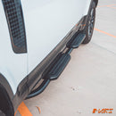 All Black Foot Rest Running Boards Side Step Bar for Land Rover Defender L663 110 130 2020-2025