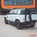 All Black Foot Rest Running Boards Side Step Bar for Land Rover Defender L663 110 130 2020-2025