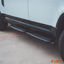 All Black Foot Rest Running Boards Side Step Bar for Land Rover Defender L663 110 130 2020-2025