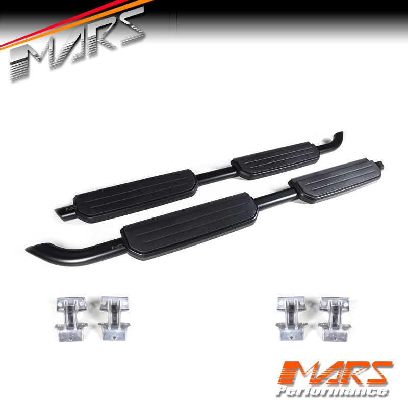 All Black Foot Rest Running Boards Side Step Bar for Land Rover Defender L663 110 130 2020-2025