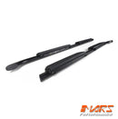 All Black Foot Rest Running Boards Side Step Bar for Land Rover Defender L663 110 130 2020-2025