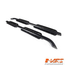 All Black Foot Rest Running Boards Side Step Bar for Land Rover Defender L663 110 130 2020-2025