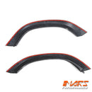 Gloss Black Wheel Arches Extensions Fender Flares for Land Rover Defender L663 90 2020-2024