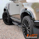 Gloss Black Wheel Arches Extensions Fender Flares for Land Rover Defender L663 90 2020-2024