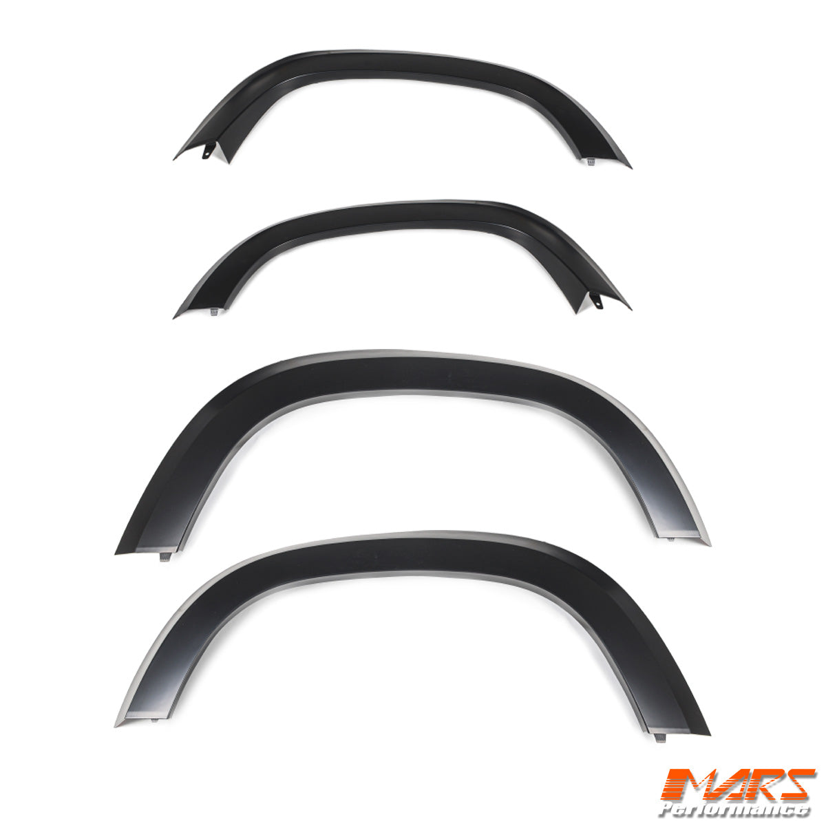 Matt Black Wheel Arches Extensions Fender Flares for Land Rover Defender L663 90 2020-2024