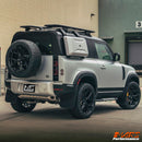 Matt Black Wheel Arches Extensions Fender Flares for Land Rover Defender L663 90 2020-2024