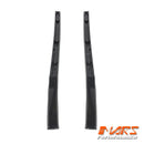 Gloss Black Side Roof Rack Rail Kit for Land Rover Defender L663 90 2020-2024