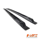 Gloss Black Side Roof Rack Rail Kit for Land Rover Defender L663 90 2020-2024