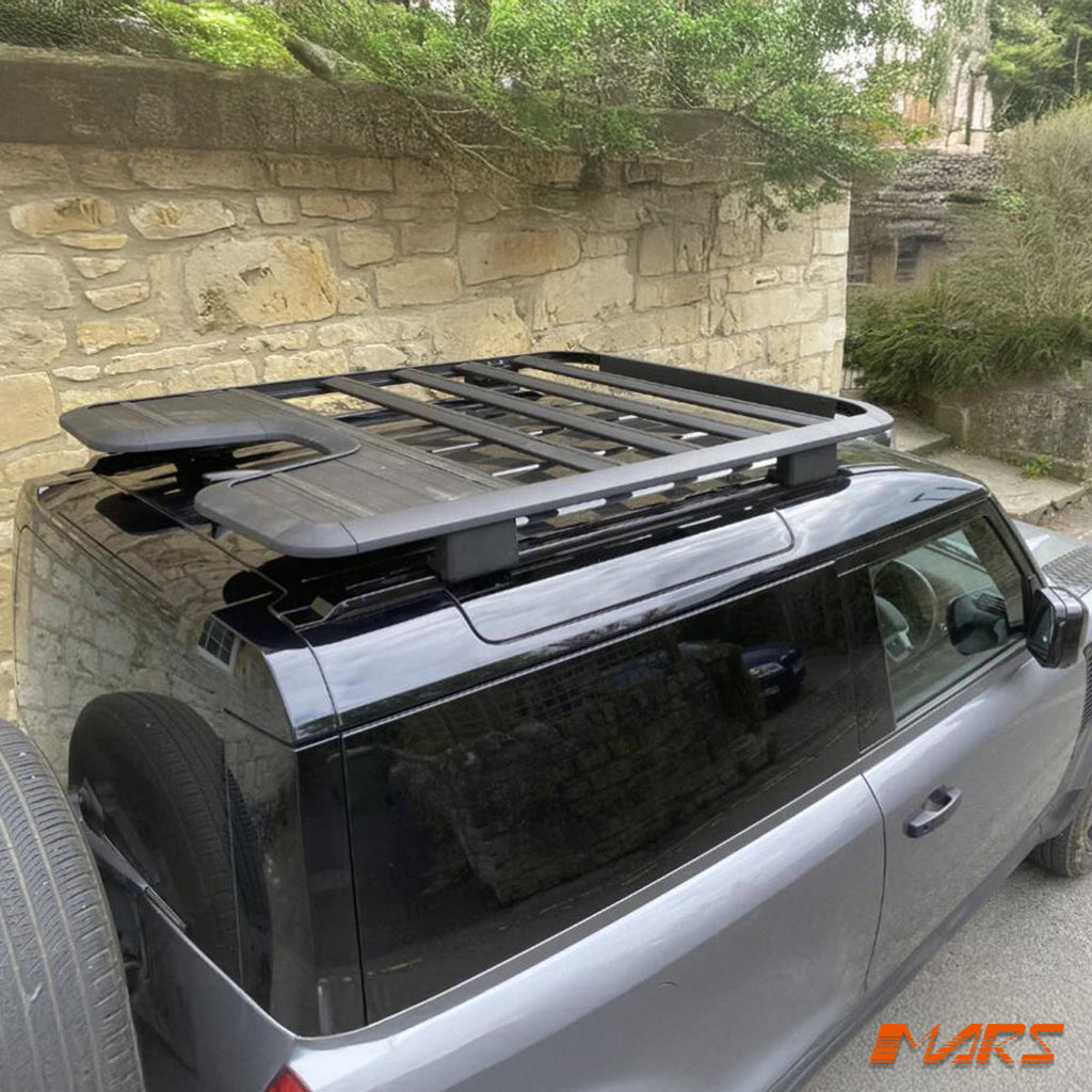 Side Mount Rack Land Rover Matt Black Roof Expedition Rack kit for Land Rover Defender L663 90 20