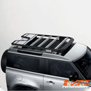 Silver Roof Expedition Rack kit for Land Rover Defender L663 90 2020-2024