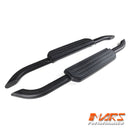 Black Foot Rest Running Boards Side Step Bar for Land Rover Defender L663 90 2020-2025 Bodykit