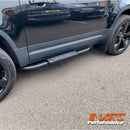 Black Foot Rest Running Boards Side Step Bar for Land Rover Defender L663 90 2020-2025 Bodykit