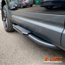 Black Foot Rest Running Boards Side Step Bar for Land Rover Defender L663 90 2020-2025 Bodykit