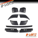 Matt Black 9pcs Anti-Scratch Protective Trim Body Molding Set for Land Rover Defender L663 90 110 130 2020-2024