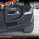 Gloss Black Front & Rear Bumper Corner Splitter Cover Bodykit for Land Rover Defender L663 90 110 130 2020-2024
