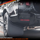 Gloss Black Front & Rear Bumper Corner Splitter Cover Bodykit for Land Rover Defender L663 90 110 130 2020-2024