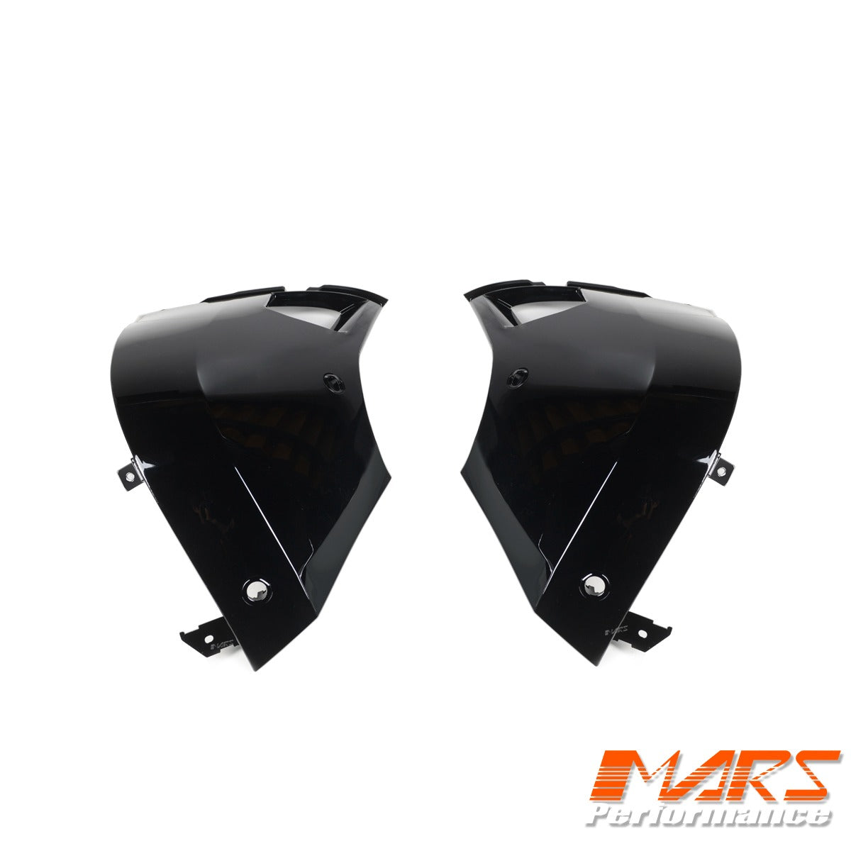 Gloss Black Front & Rear Bumper Corner Splitter Cover Bodykit for Land Rover Defender L663 90 110 130 2020-2024