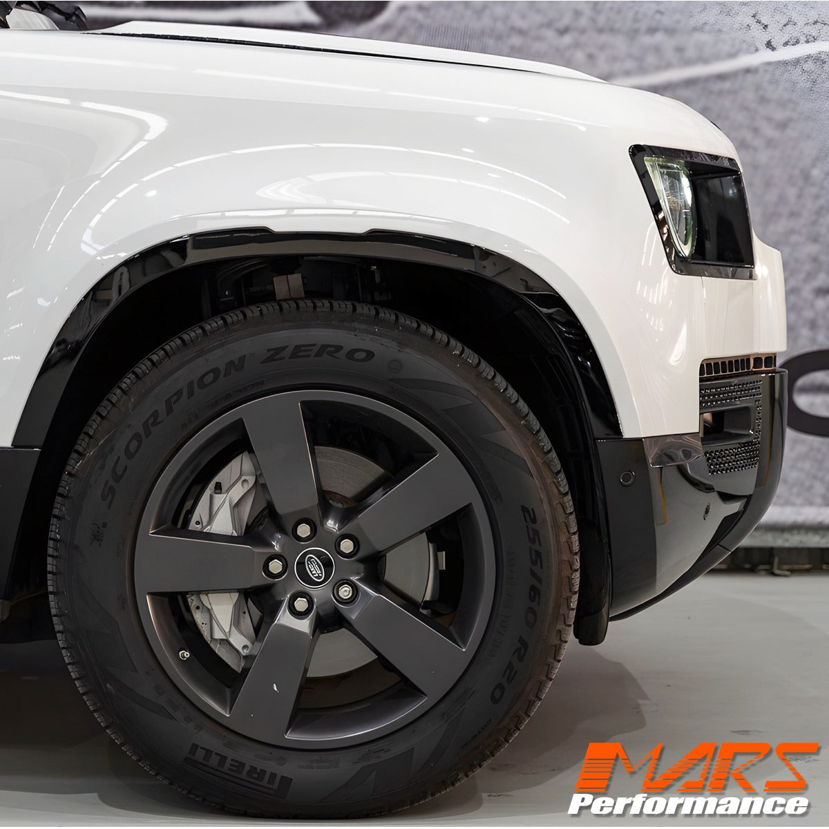 Gloss Black Front & Rear Bumper Corner Splitter Cover Bodykit for Land Rover Defender L663 90 110 130 2020-2024