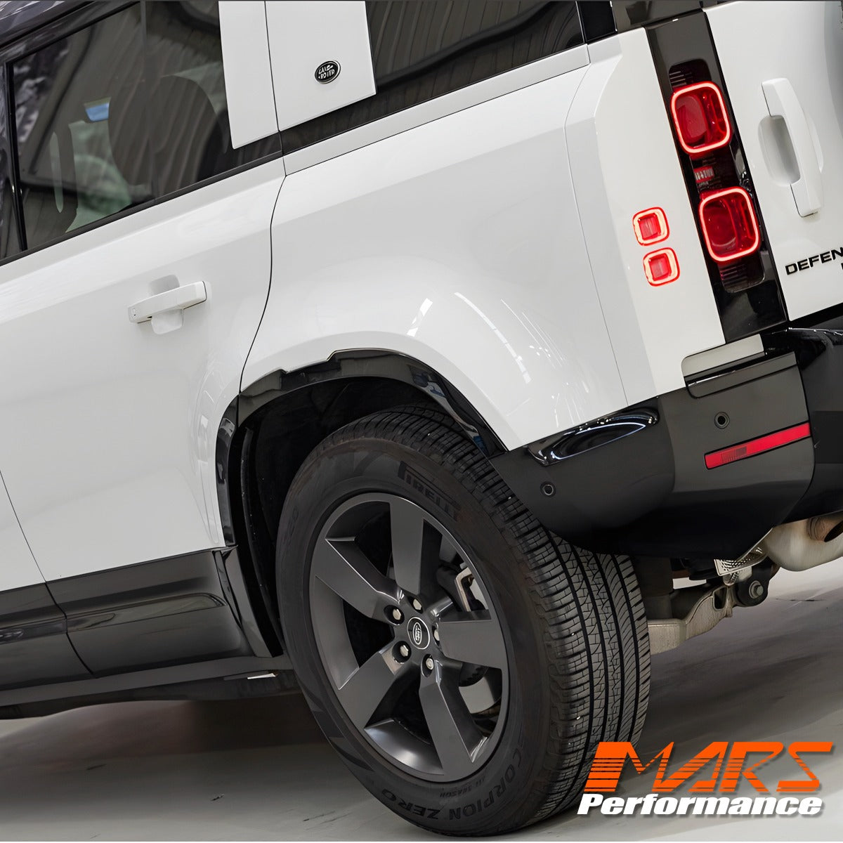Gloss Black Front & Rear Bumper Corner Splitter Cover Bodykit for Land Rover Defender L663 90 110 130 2020-2024